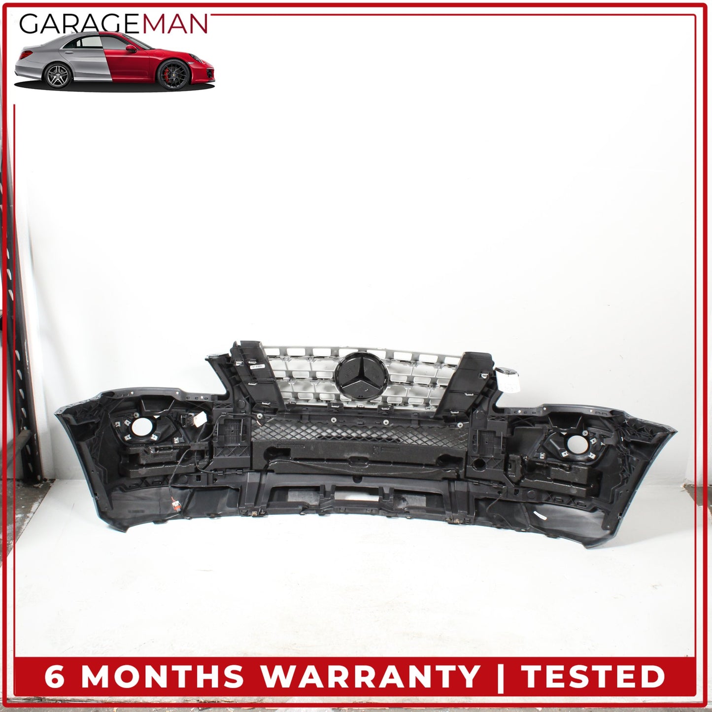2009-2011 Mercedes W164 ML350 ML550 Base Front Bumper Cover Assembly Gray OEM