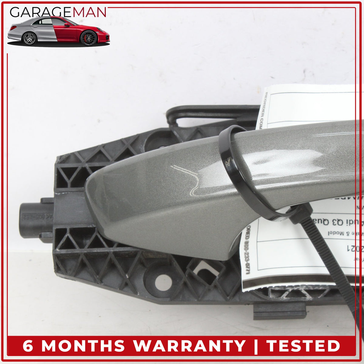 2019-2025 Audi Q3 Rear Right Side Exterior Door Handle Gray Metallic OEM