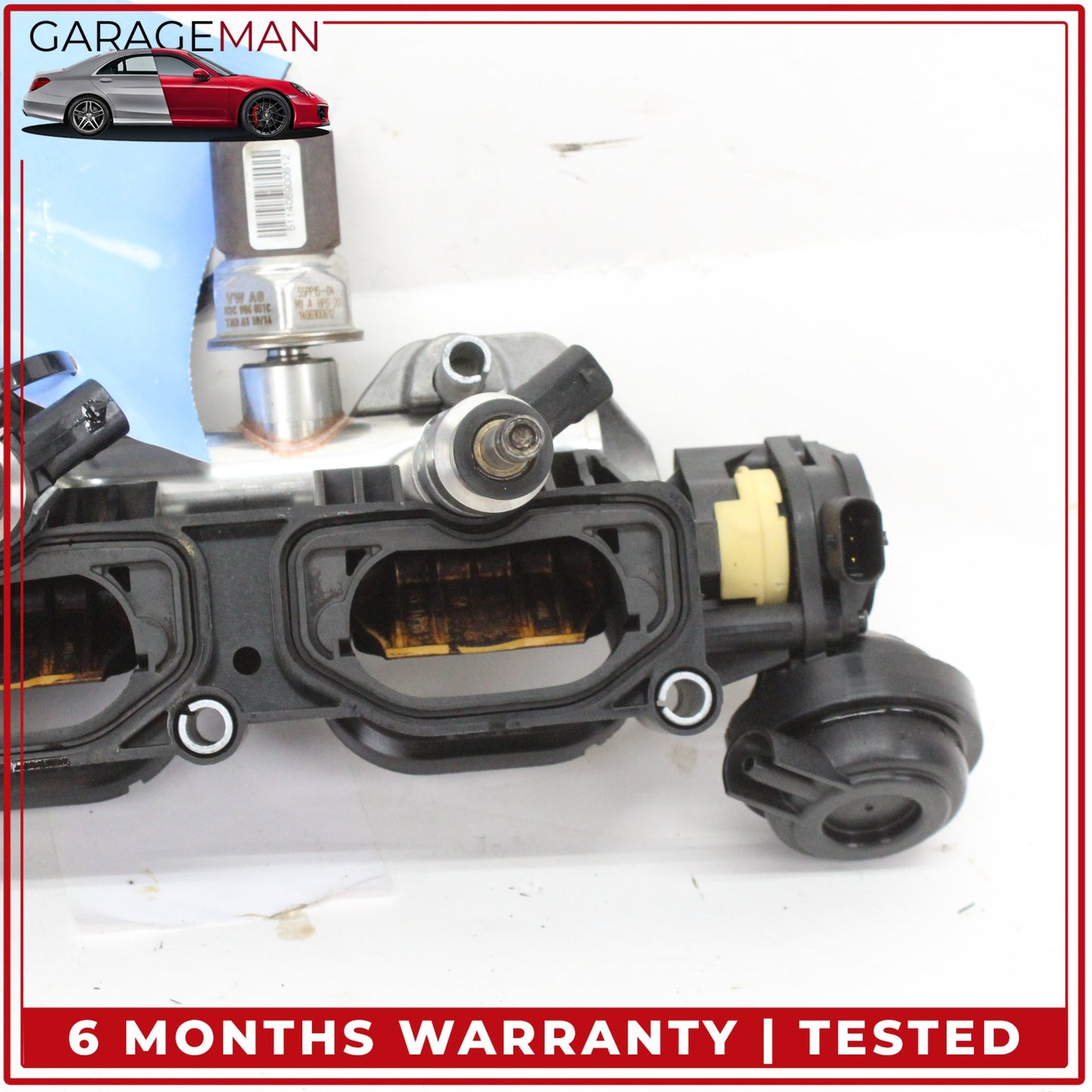 2009-2018 Audi A6 Porsche Cayenne 958 Left Lower Intake Manifold w/ Injectors