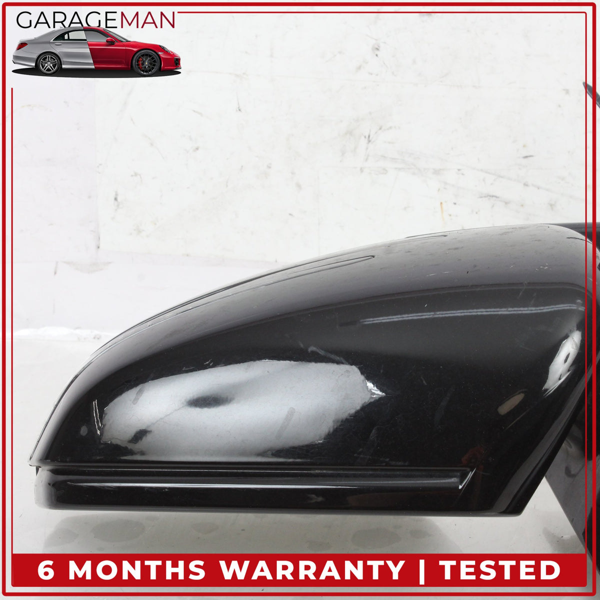 2010-2016 Mercedes W212 E350 Left Door Rear View Mirror w/ Blind Spot Black OEM