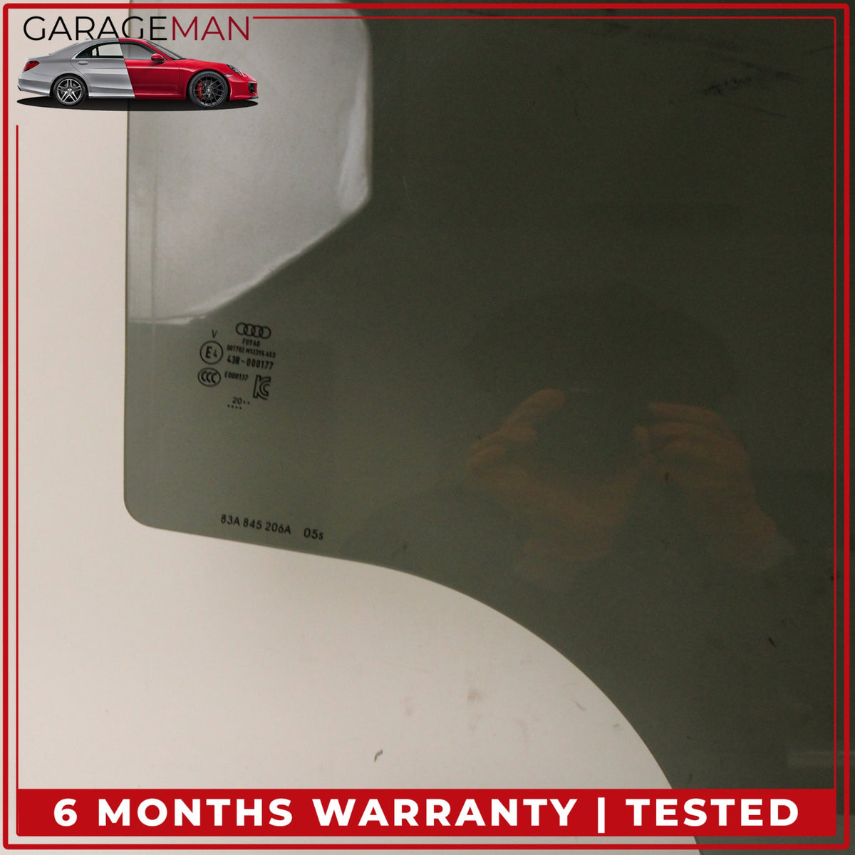 2019-2023 Audi Q3 Rear Right Passenger Side Door Window Glass 83A845206A OEM
