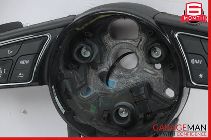 2017-2019 Audi A4 Sedan Front Left Side Steering Wheel Black 8W0419091CL OEM