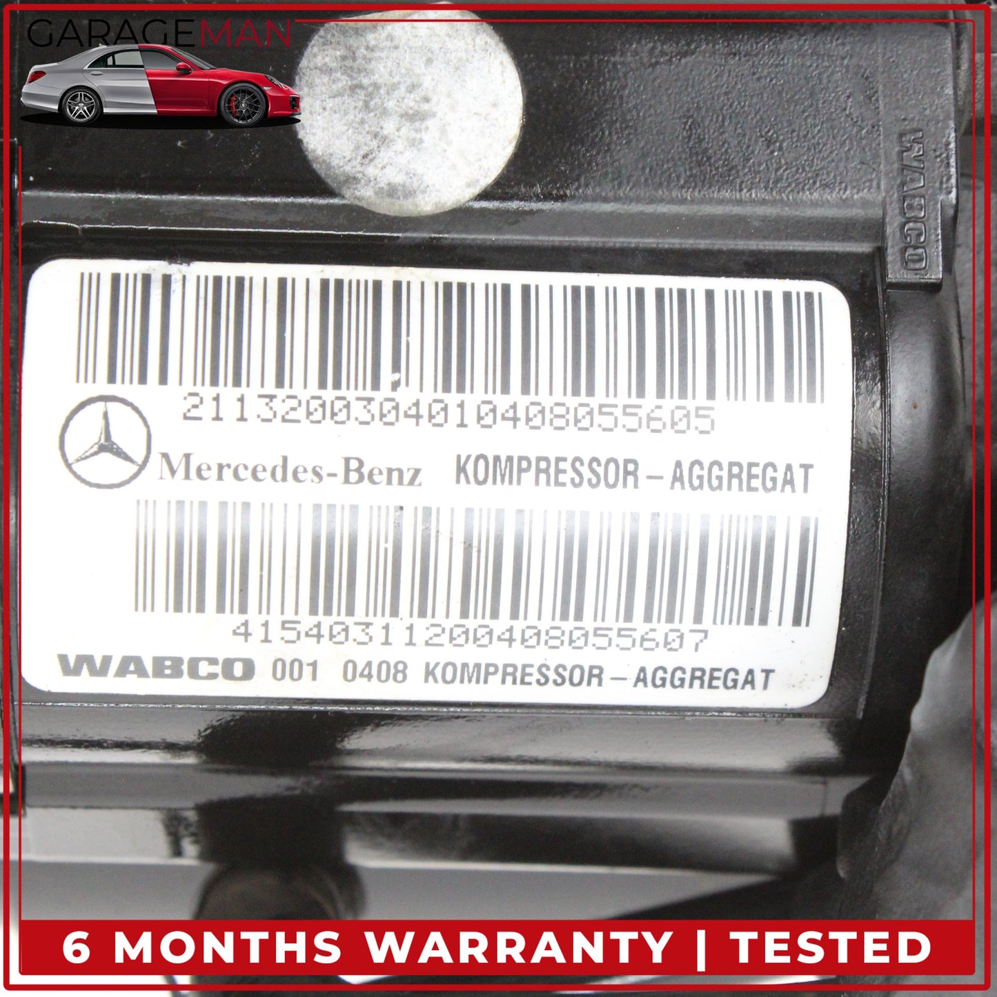 2000-2011 Mercedes W210 E320 E350 Air Suspension Compressor Pump 2113200304 OEM