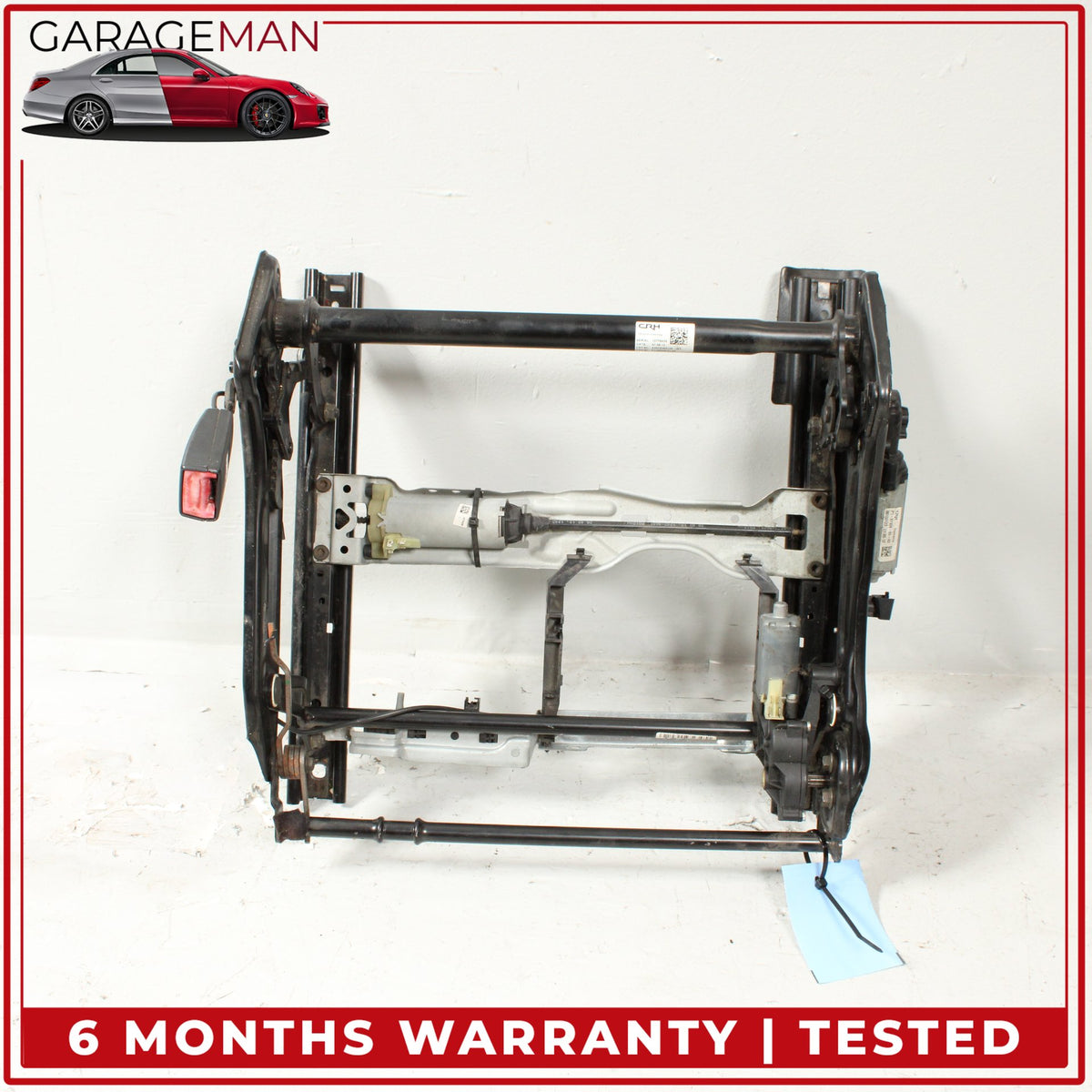 2010-2017 Mercedes C207 E550 E400 Front Left Seat Rail Track Frame w/ Motors OEM