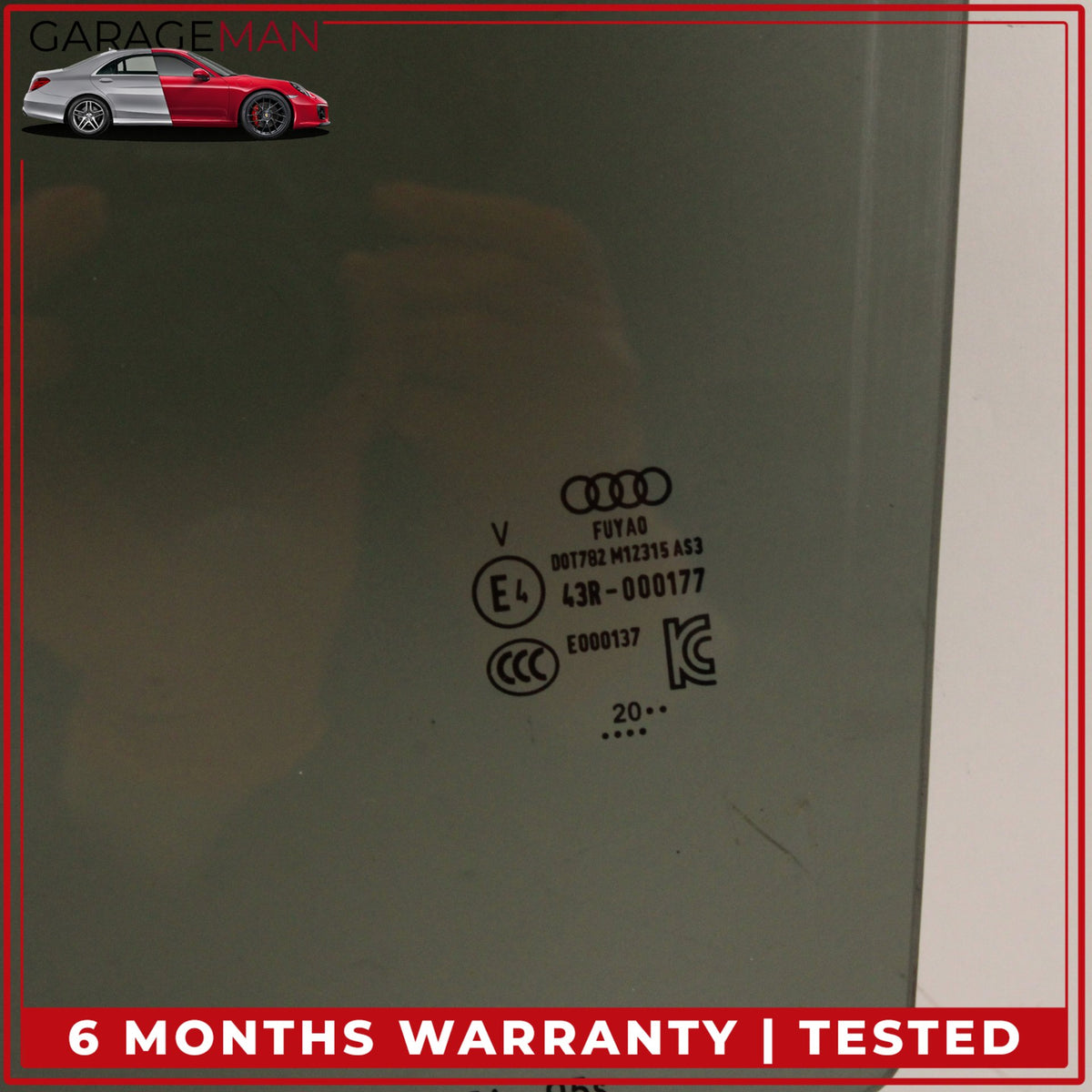 2019-2023 Audi Q3 Rear Left Driver Side Door Window Glass 83A845205A OEM