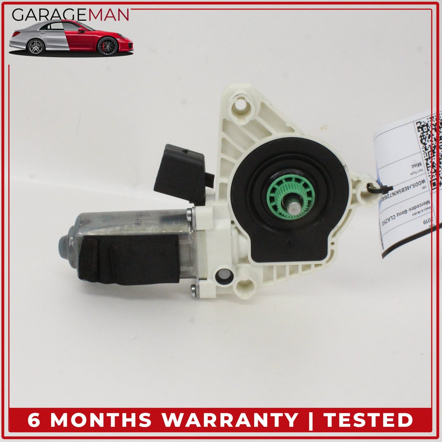 2014-2019 Mercedes-Benz CLA250 W117 Sedan Rear Left Window Regulator Motor 61041113 OEM