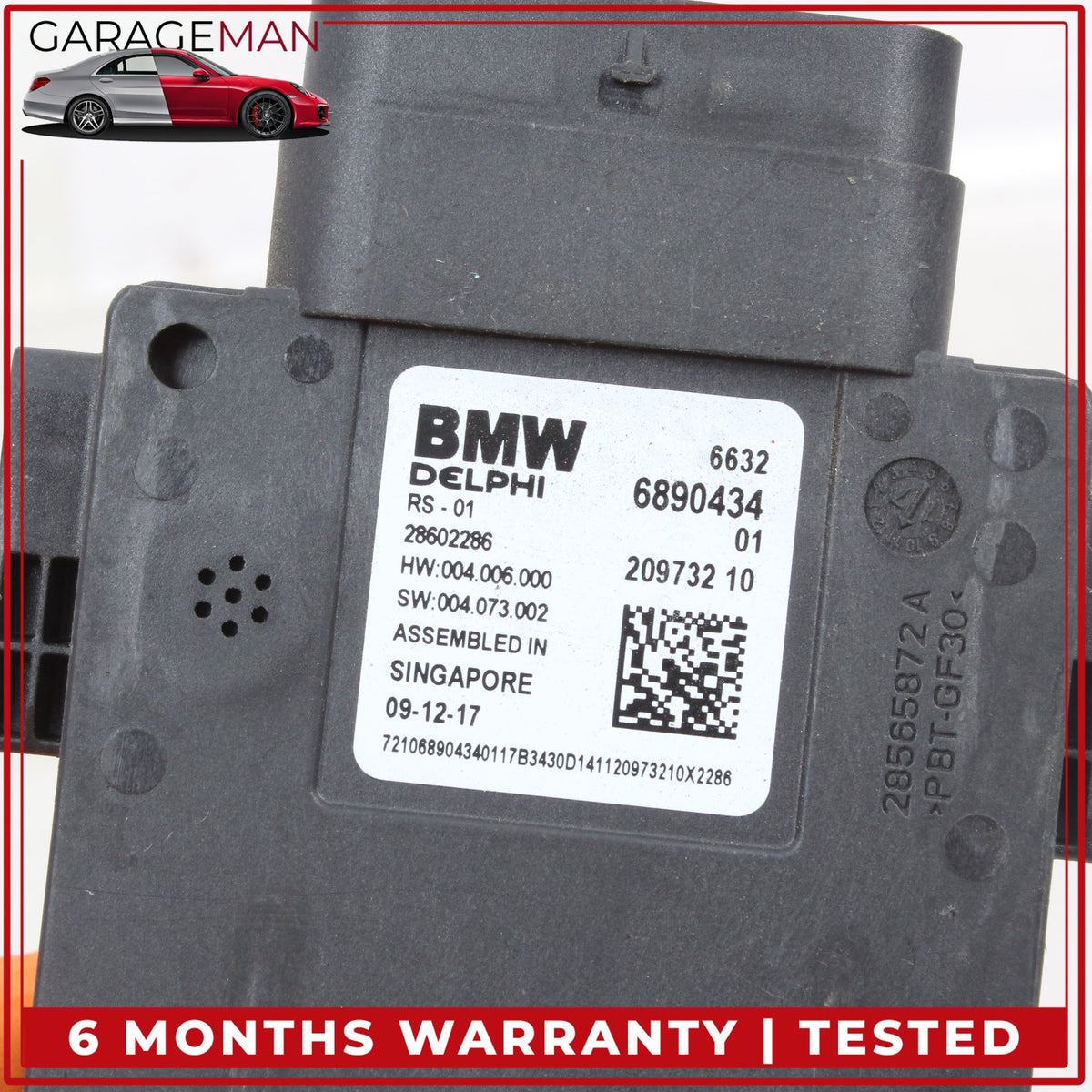 2016-2022 BMW X3 X4 Rear Blind Spot Radar Distance Sensor Module 6890434 OEM