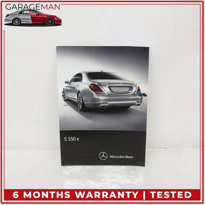 2017 Mercedes W222 S550e Owner Operator Manual Book Case Set OEM