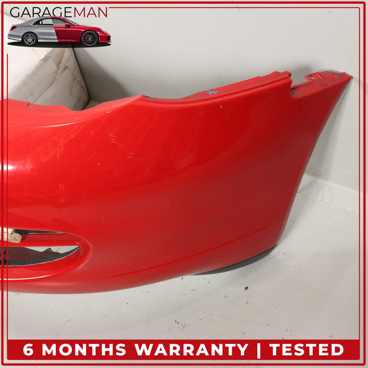 1999-2001 Porsche 911 996 Convertible Front Bumper Cover Red 99650511102 OEM