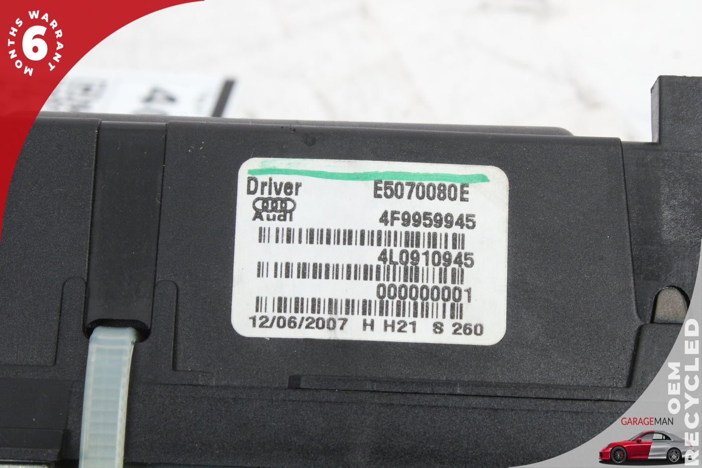 2007-2015 Audi Q7 Rear Left Driver Side Tailgate Power Lift Motor 4L0827851B OEM