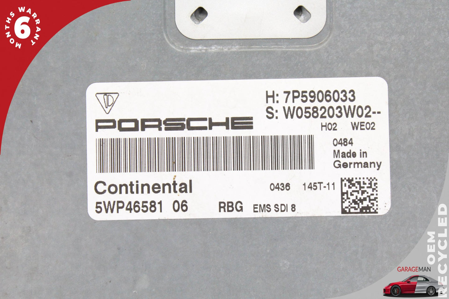 11-14 Porsche Cayenne 92A SUV ECU Engine Control Module 5WP4658106 Genuine