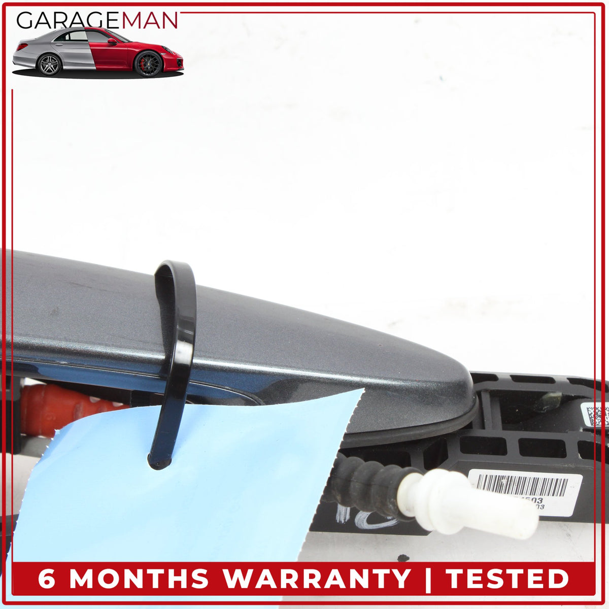 2014-2020 BMW 430i Gran Coupe Rear Left Side Exterior Door Handle Gray OEM