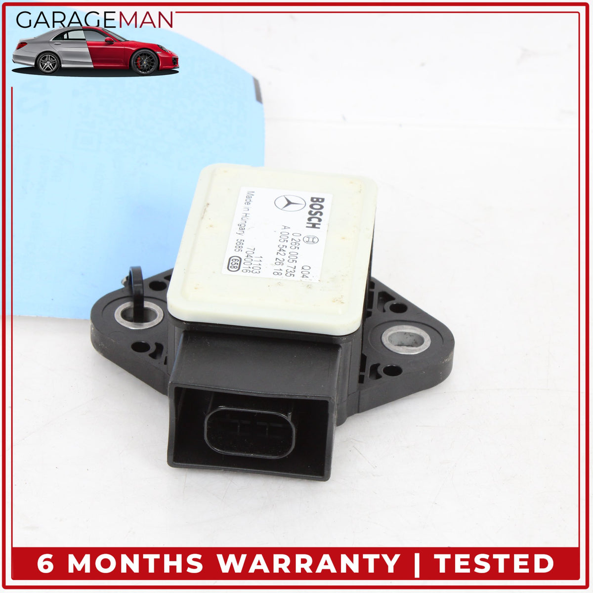 2010-2018 Mercedes W218 CLS63 AMG Acceleration Yaw Rate Speed Sensor Module OEM