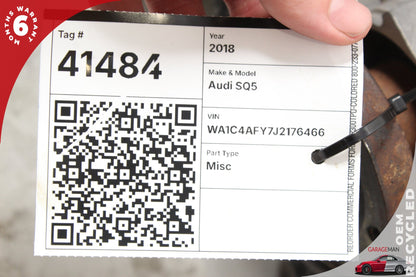 2018-2024 Audi SQ5 FY AWD 3.0L Rear Differential Axle Carrier 8K0927277