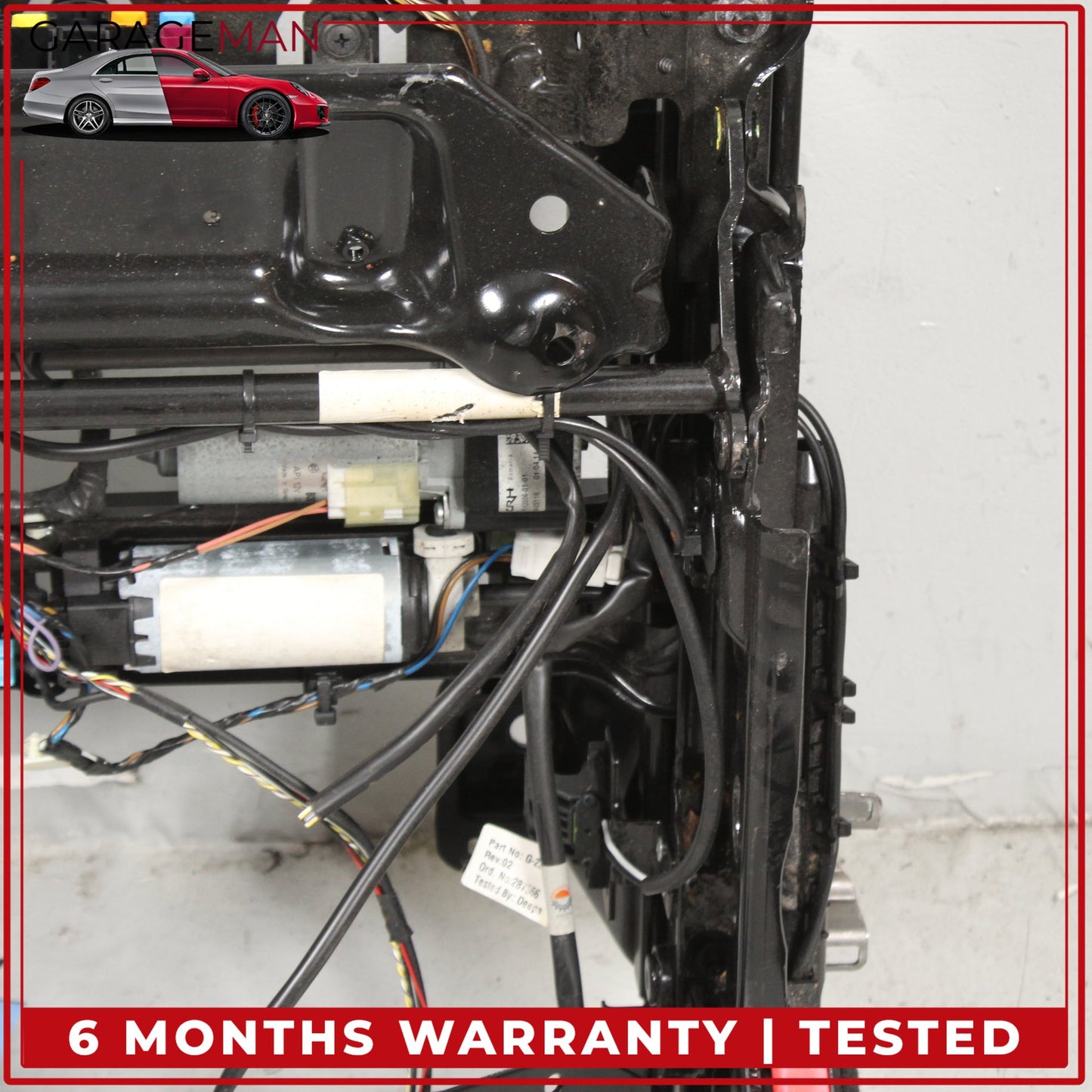 2011-2016 Land Rover LR4 L319 Front Left Seat Track Rail Frame w/ Motors OEM