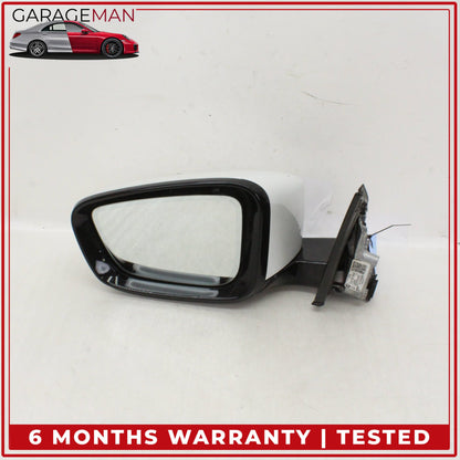 2019-2025 BMW 330i Front Left Driver Side Door Rear View Mirror White OEM