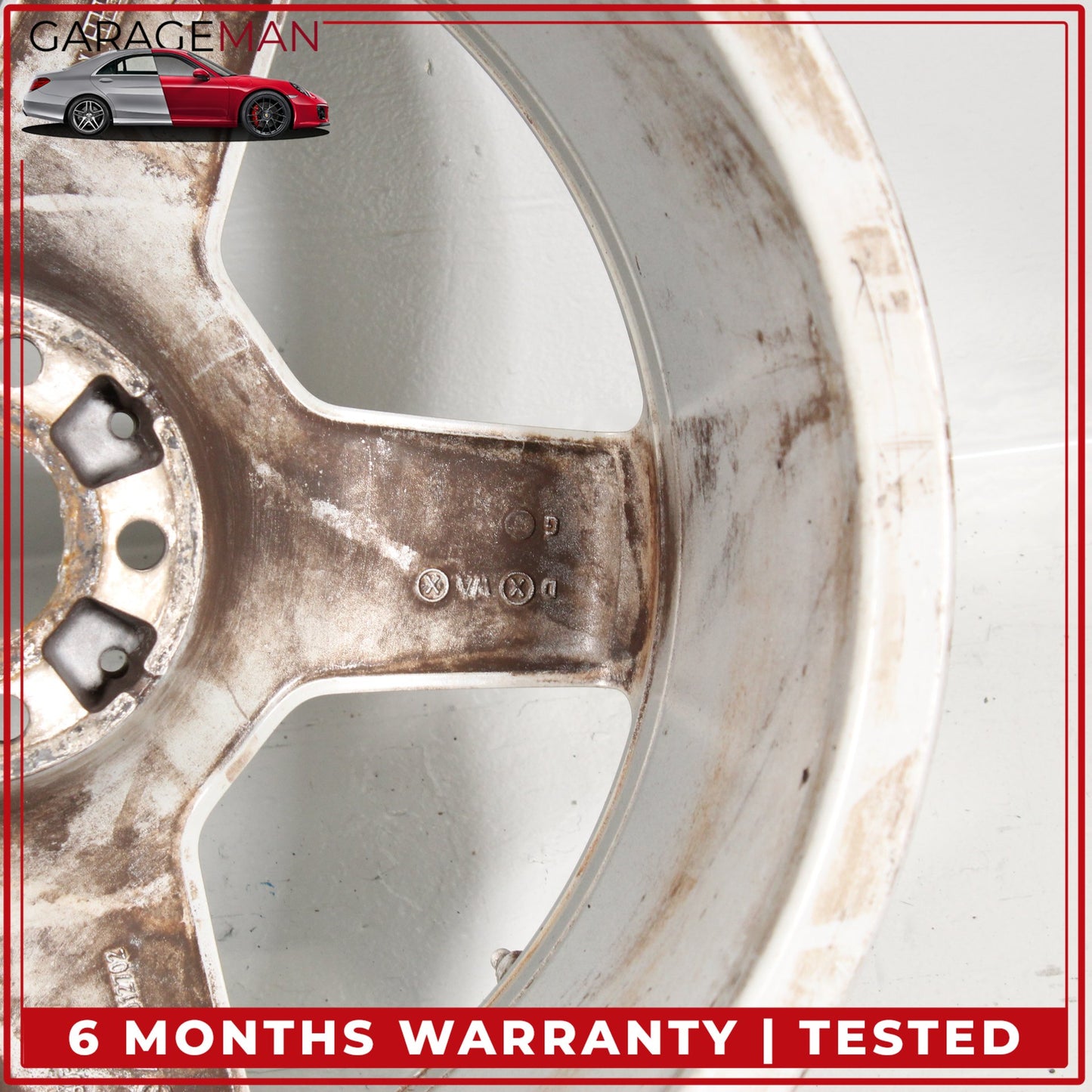 2007-2011 Mercedes W221 S550 Rear 5 Spoke Wheel Rim 9.5X19H2 ET43 2214012702 OEM