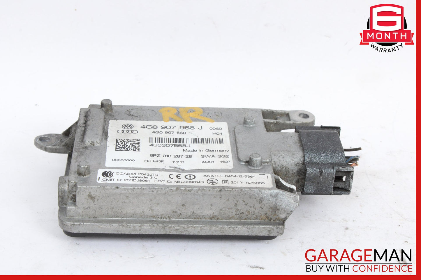 2012-2018 Audi S7 Rear Right Lane Change Assist Blind Spot Sensor 4G0907568J OEM