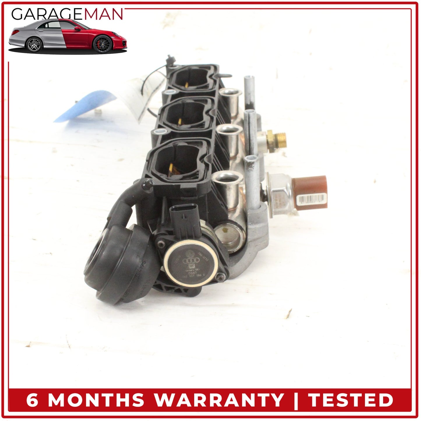 2011-2018 Porsche Cayenne 958 Audi Q7 Left Lower Intake Manifold w/ Bracket OEM
