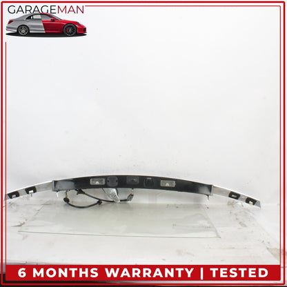 2012-2015 Jaguar XF X250 Rear Trunk Lid Molding Panel Trim Chrome w/ Camera OEM
