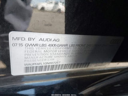 Parting Out - 2016 Audi A4 B8 - 289