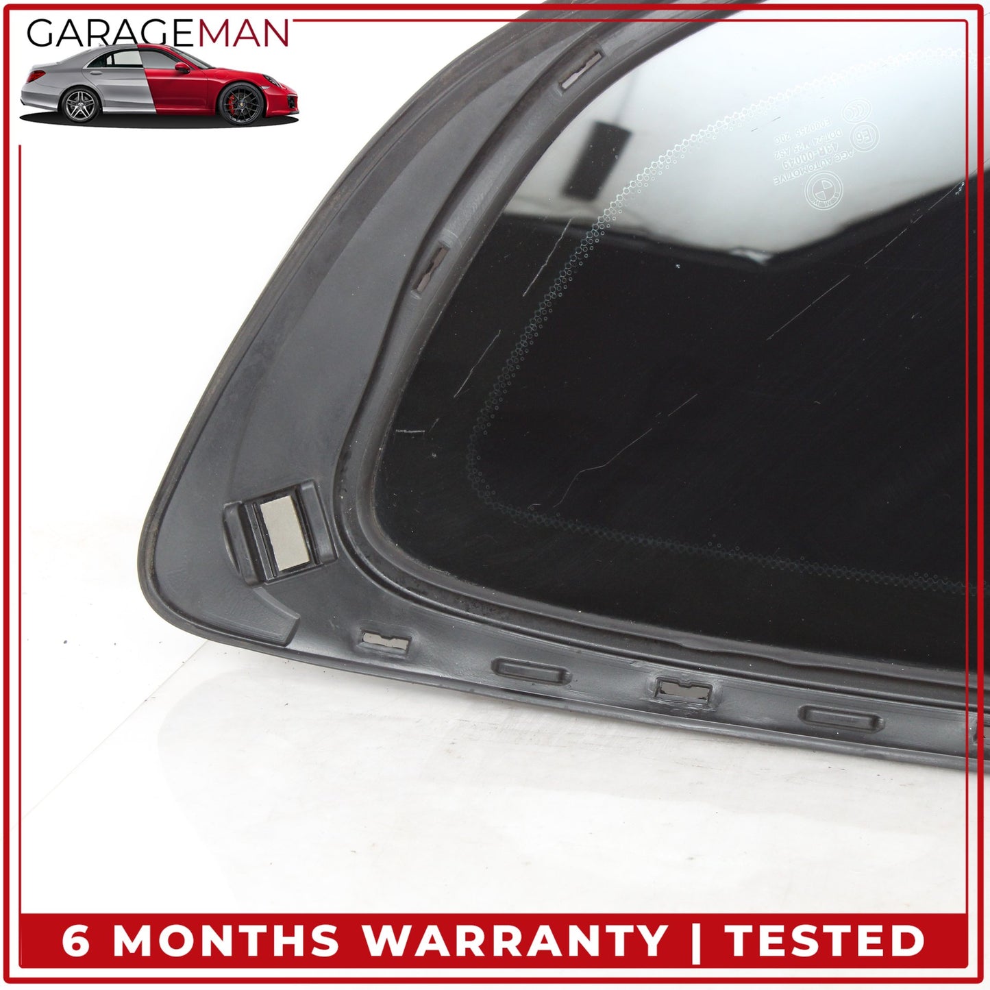 2010-2017 BMW 550i GT F07 Rear Left Driver Side Quarter Window Glass OEM
