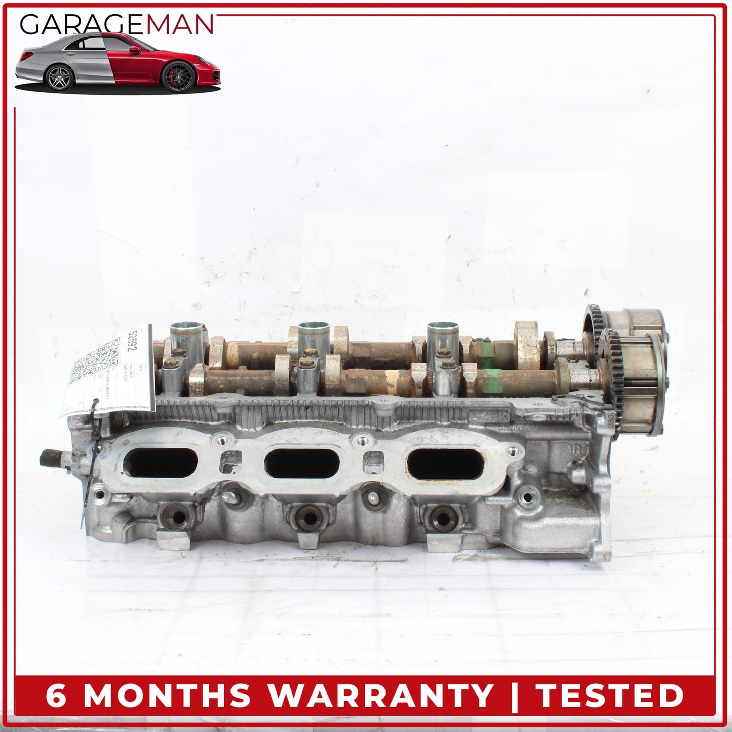 2017-2024 Infiniti Q50 Q60 3.0L V6 Left Driver Side Cylinder Head 110904HK0A OEM
