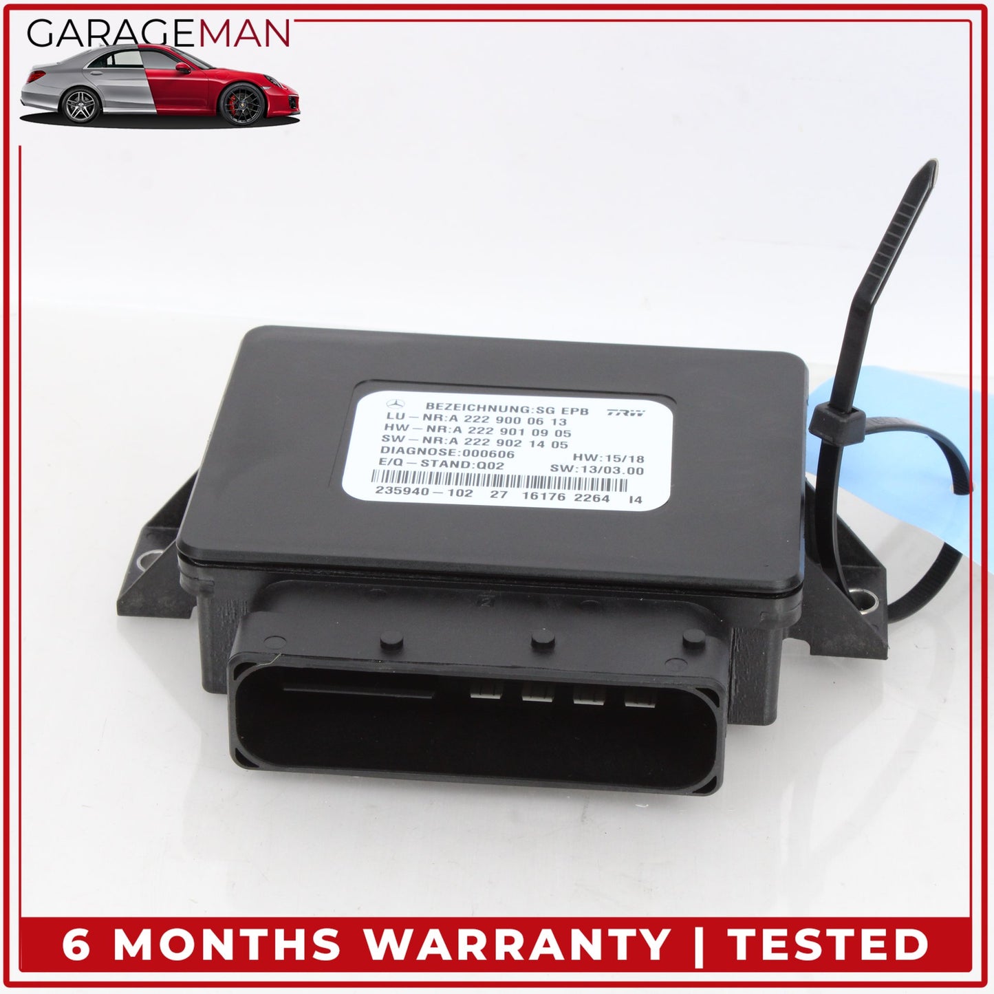 2014-2017 Mercedes W222 S550e Electronic Parking Brake Control Module Unit OEM