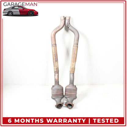 2004-2019 Maserati GranTurismo M145 Left and Right Side Exhaust Downpipe Set OEM