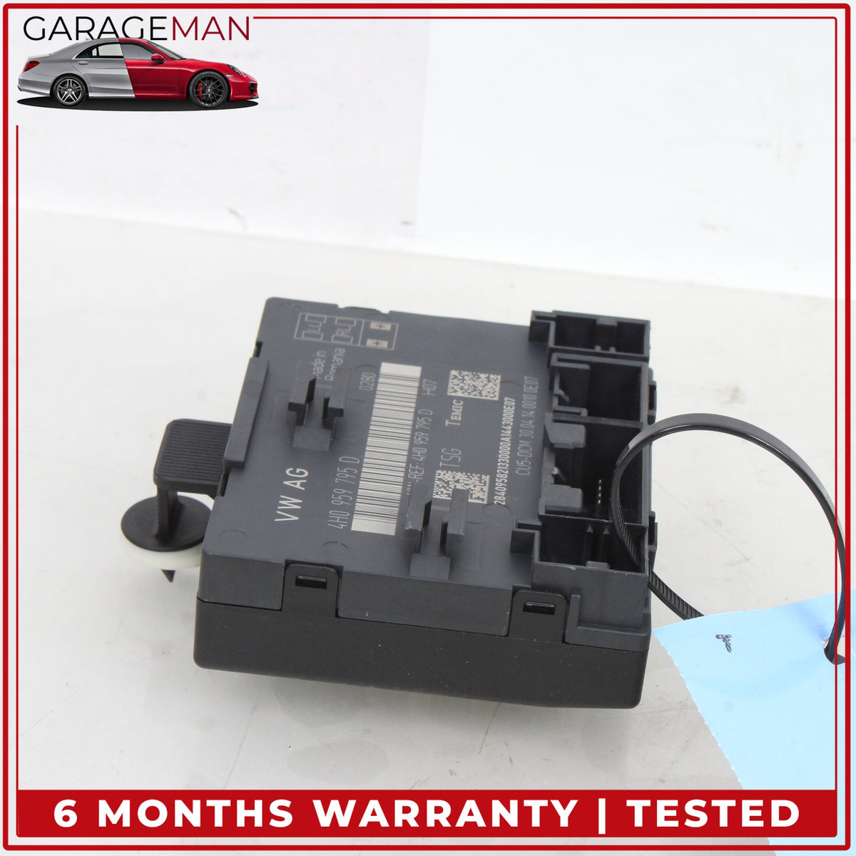 2011-2018 Audi A8 S8 Rear Left or Right Door Control Module Unit 4H0959795D OEM
