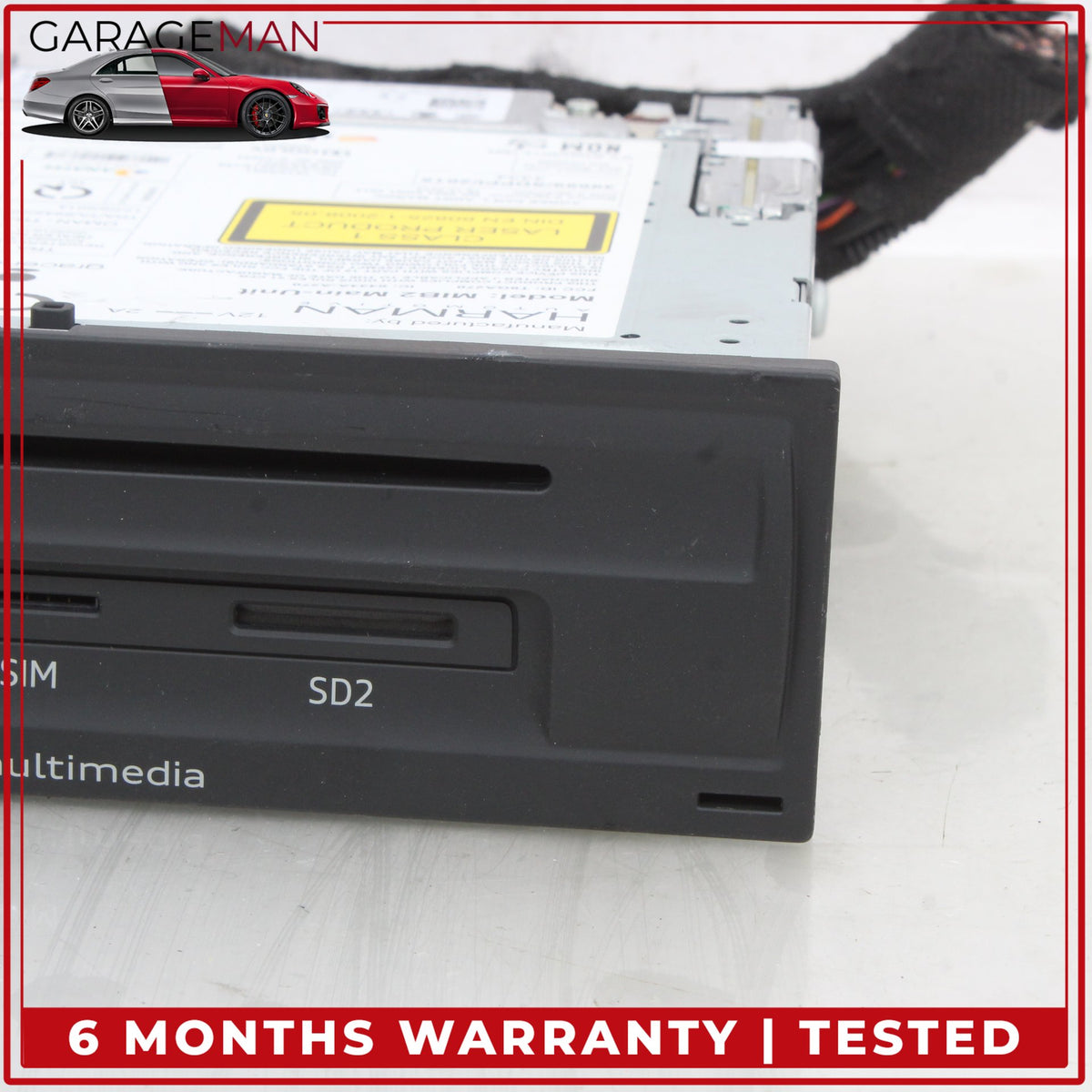 2016-2023 Audi TTS 8S Audio CD Radio Receiver Control Panel 8S0035025S OEM
