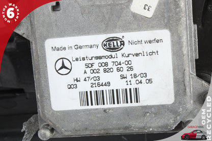 2003-2009 Mercedes-Benz CLK350 W209 Convertible Front Left Head Light Lamp Bi-Xenon 0028206026 OEM