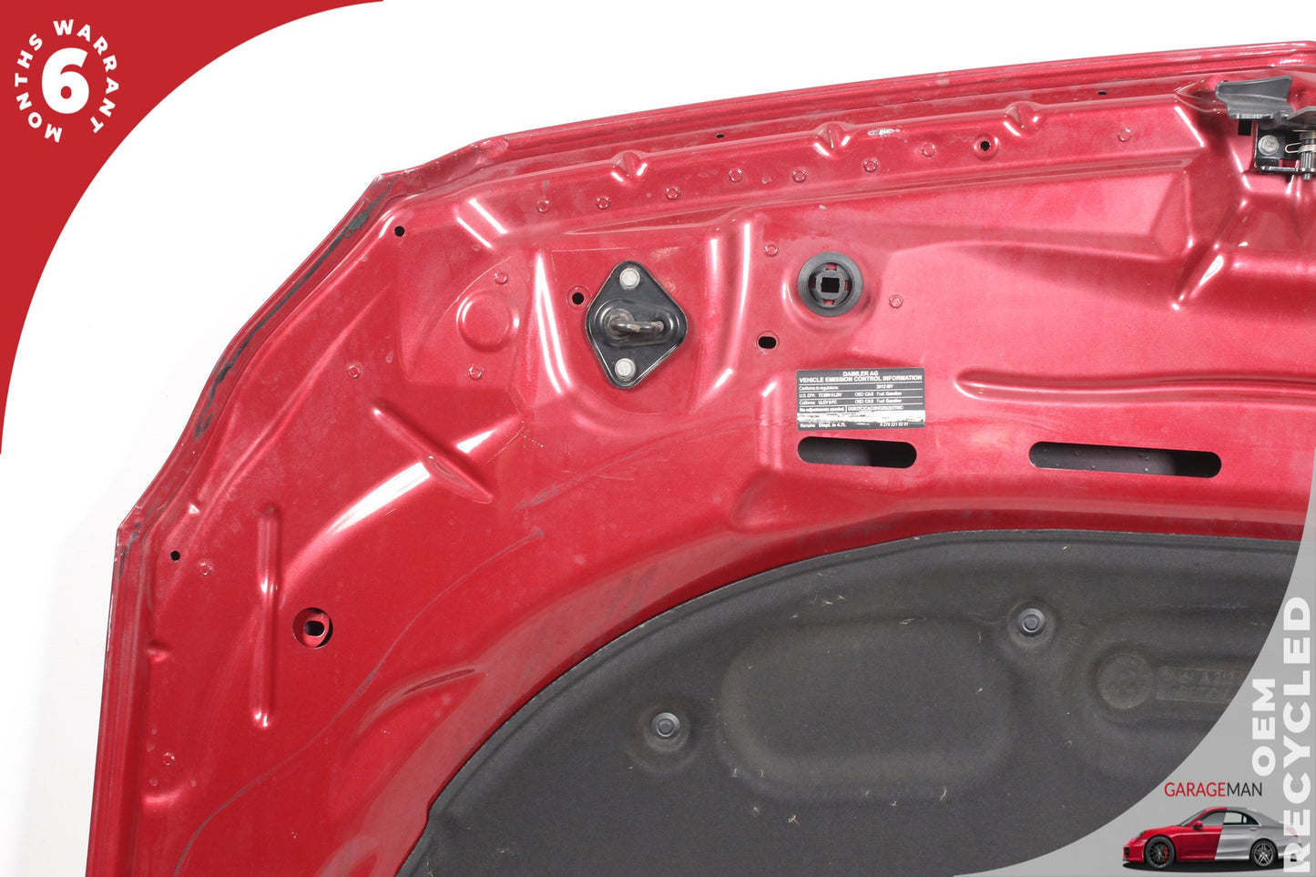 2012-2018 Mercedes W218 CLS550 CLS400 Front Hood Bonnet Panel Red 2188800057 OEM