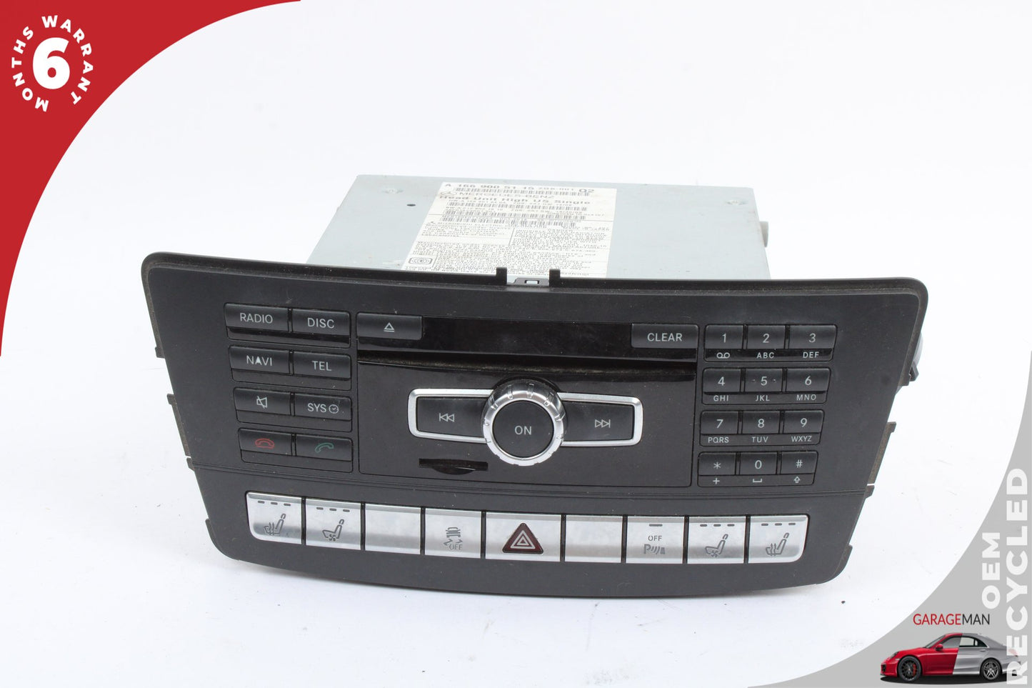 15-16 Mercedes-Benz GL550 X166 Navigation Command Head Unit 1669005115