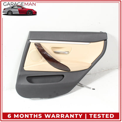2015-2020 BMW 430i xDrive Gran Coupe Rear Right Interior Door Trim Panel OEM