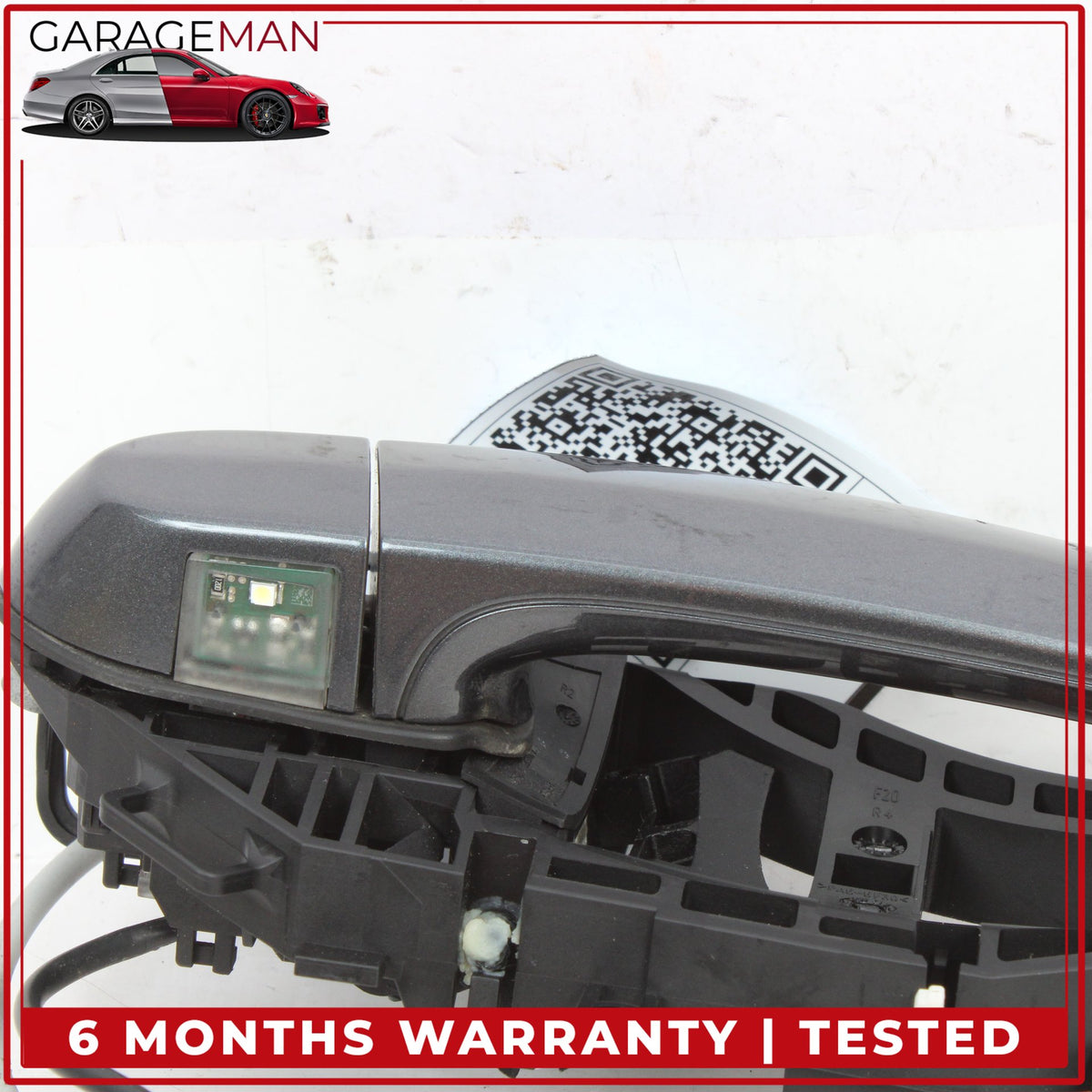 2014-2020 BMW 430i Gran Coupe Rear Right Side Exterior Door Handle Gray OEM