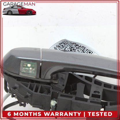 2014-2020 BMW 430i Gran Coupe Rear Right Side Exterior Door Handle Gray OEM