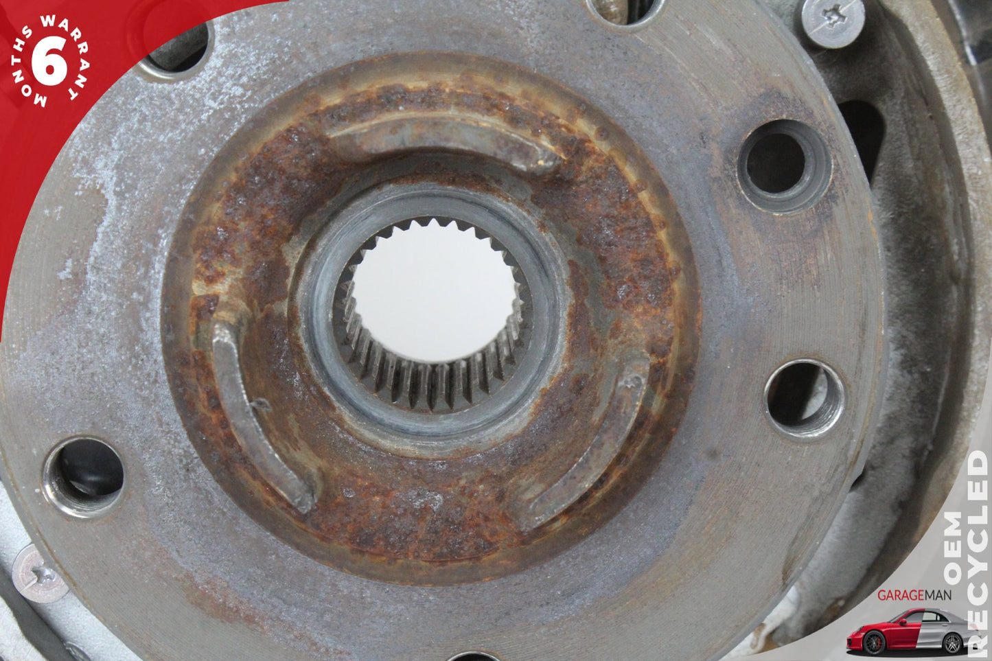 11-14 Porsche Cayenne 92A AWD 4.8 Rear Left Spindle Knuckle Wheel Hub 7P5616040A