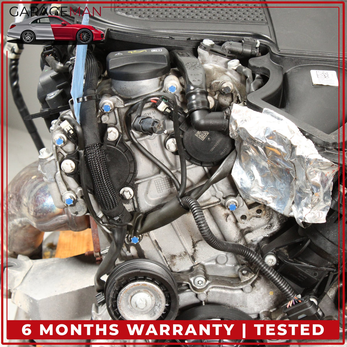 2012-2016 Mercedes W212 E350 AWD 3.5L V6 Engine Motor Assembly 276.952 OEM 85K