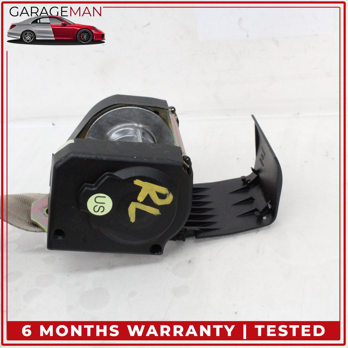 1997-2003 Jaguar XK8 XKR Rear Left or Right Side Seat Belt Retractor Beige OEM