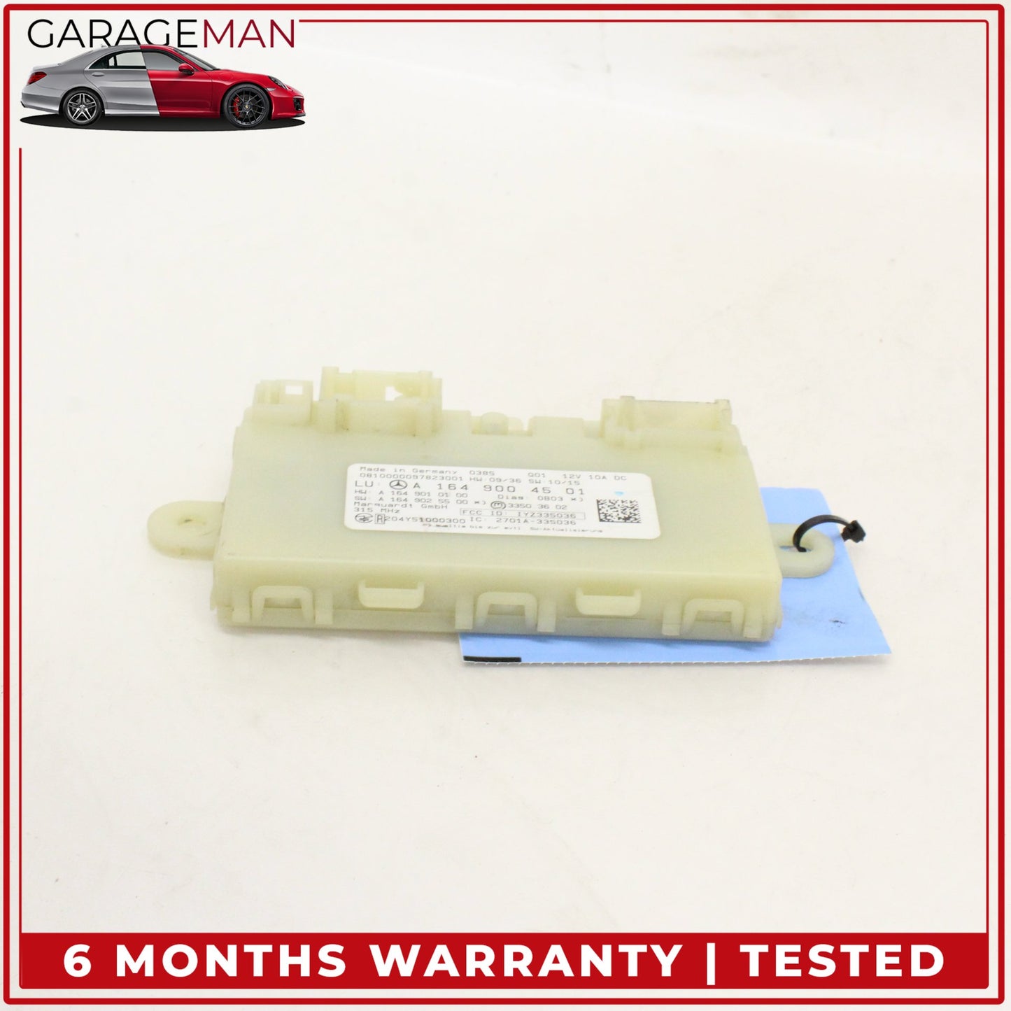 2011-2013 Mercedes W164 ML350 Keyless Go Entry Control Module 1649004501 OEM