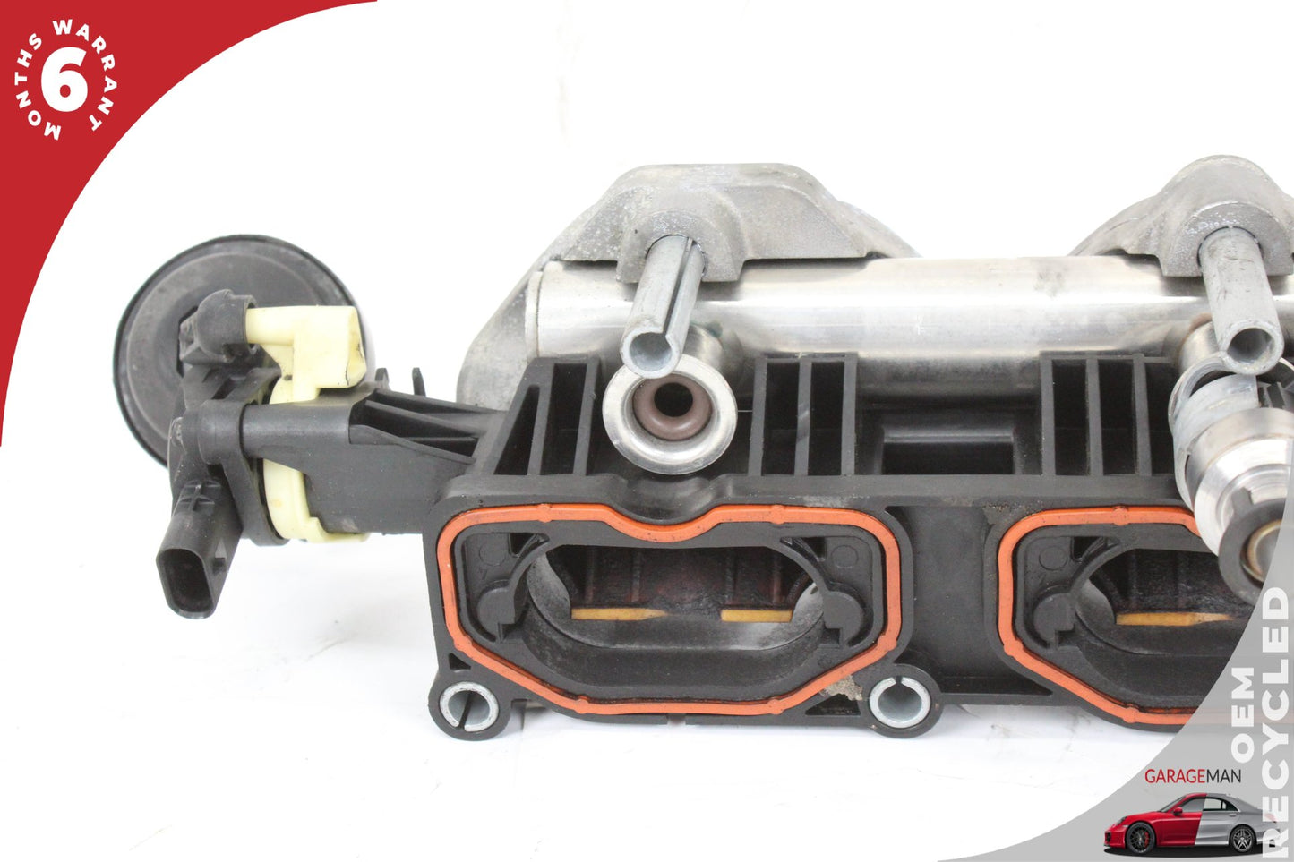 2011-2018 Audi Q7 Porsche Cayenne 958 Right Lower Intake Manifold w/ Bracket OEM