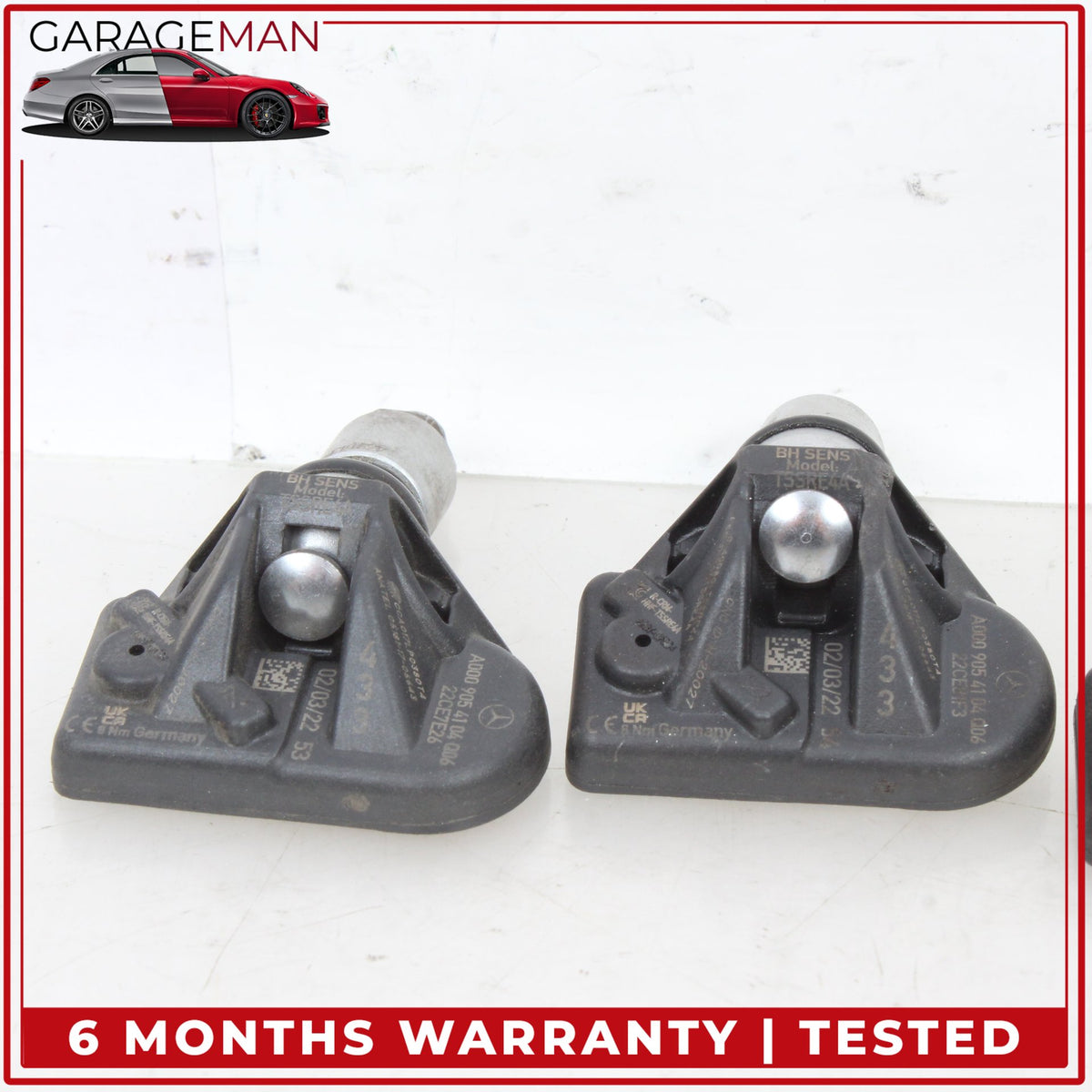 2019-2022 Mercedes W177 A220 TPMS Tire Pressure Monitor Sensor Set of 4 OEM