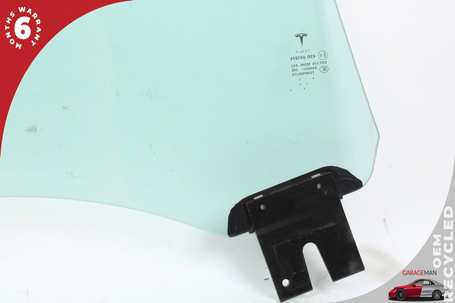 12-20 Tesla Model S 85D Hatchback Rear Left Driver Side Window Glass E643R001074