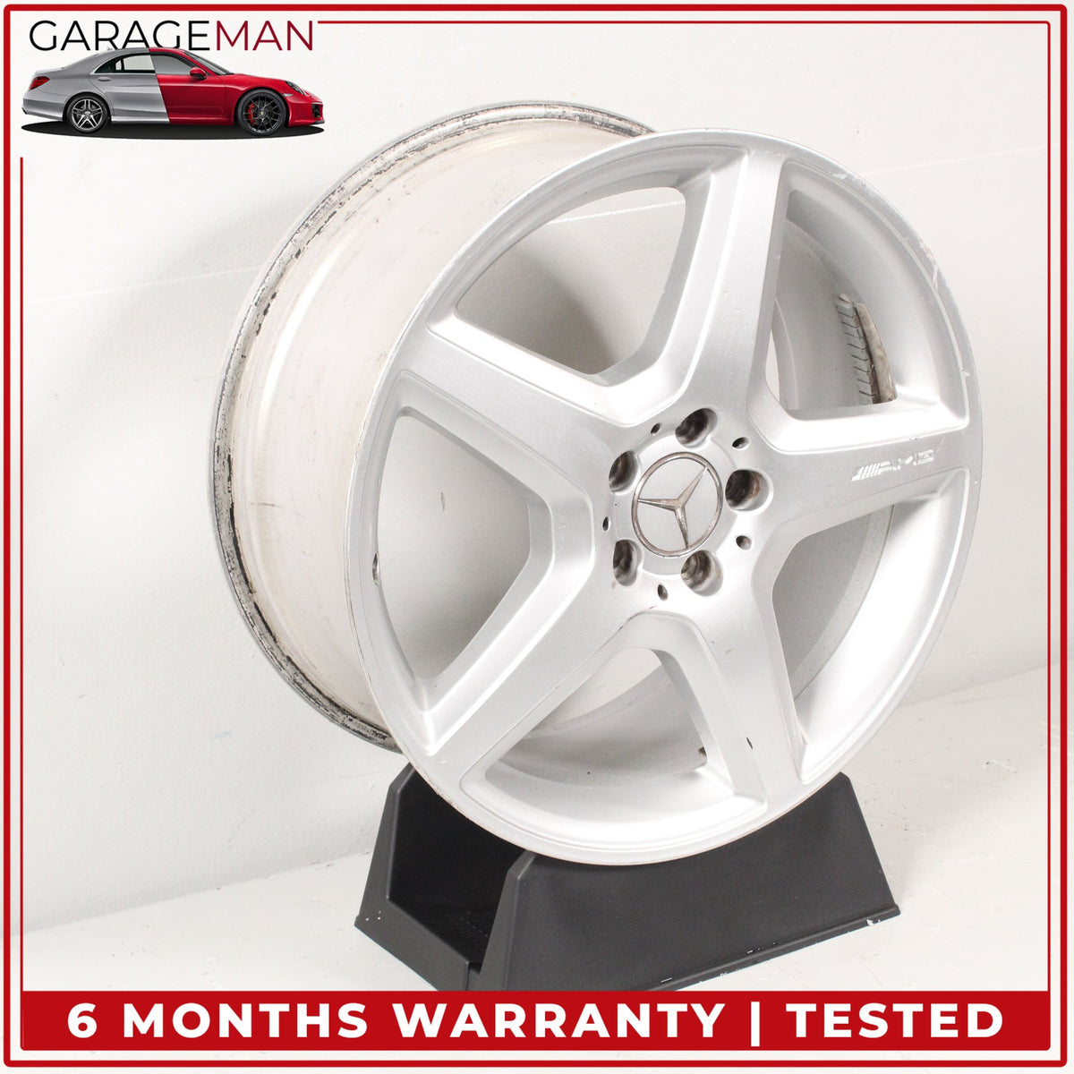 2009-2010 Mercedes W164 ML550 Front or Rear AMG 5 Spoke Wheel Rim 1644016202 OEM