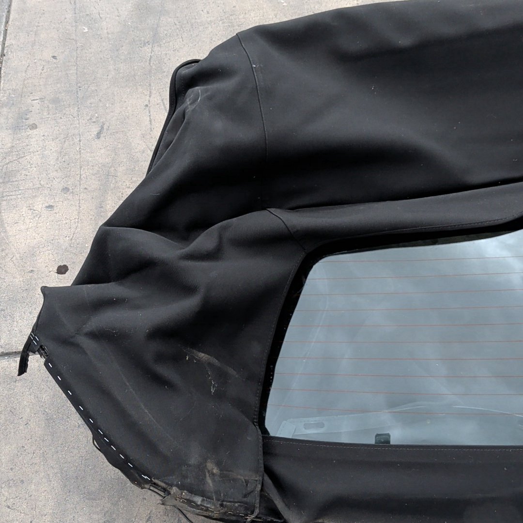 2002-2005 Ford Thunderbird Convertible Soft Top Roof Glass Assembly Black OEM