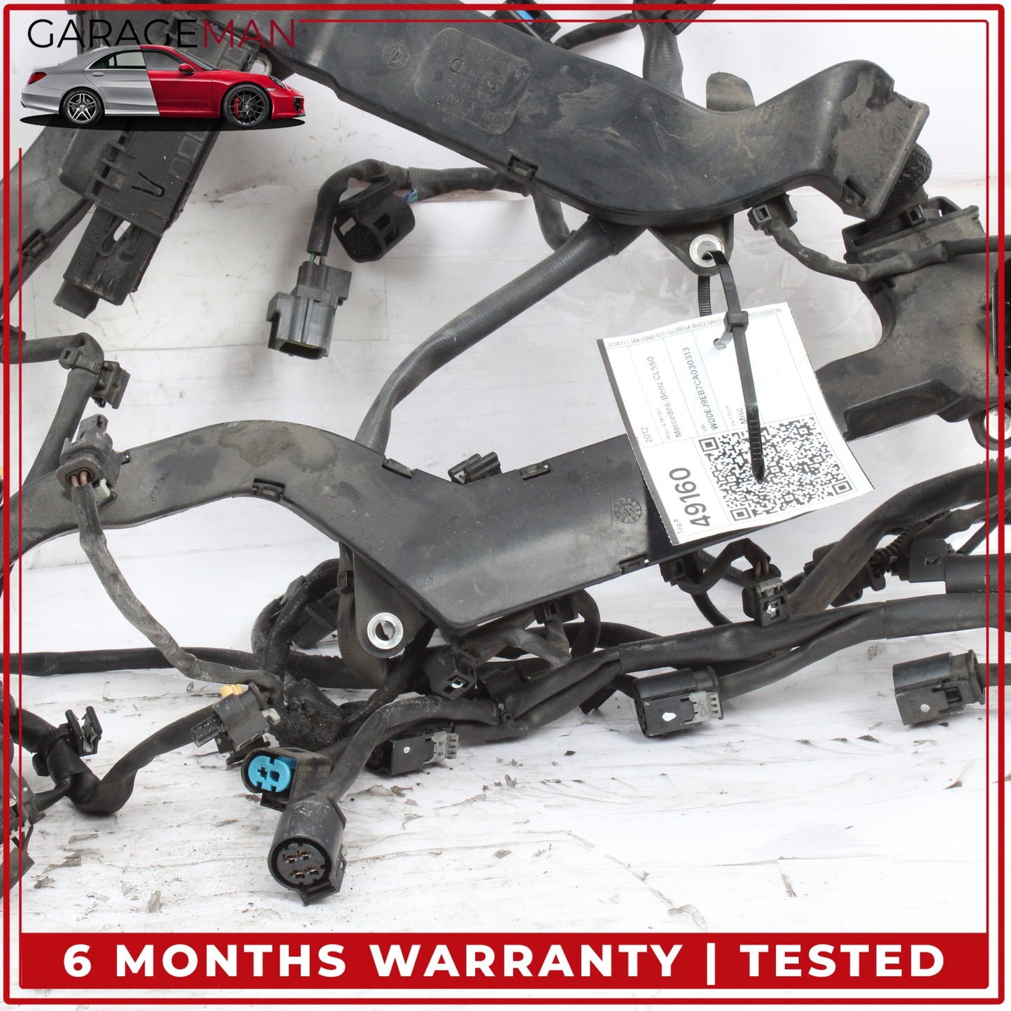 2012-2013 Mercedes W216 CL550 AWD Engine Motor Cable Wire Harness 2781590725 OEM