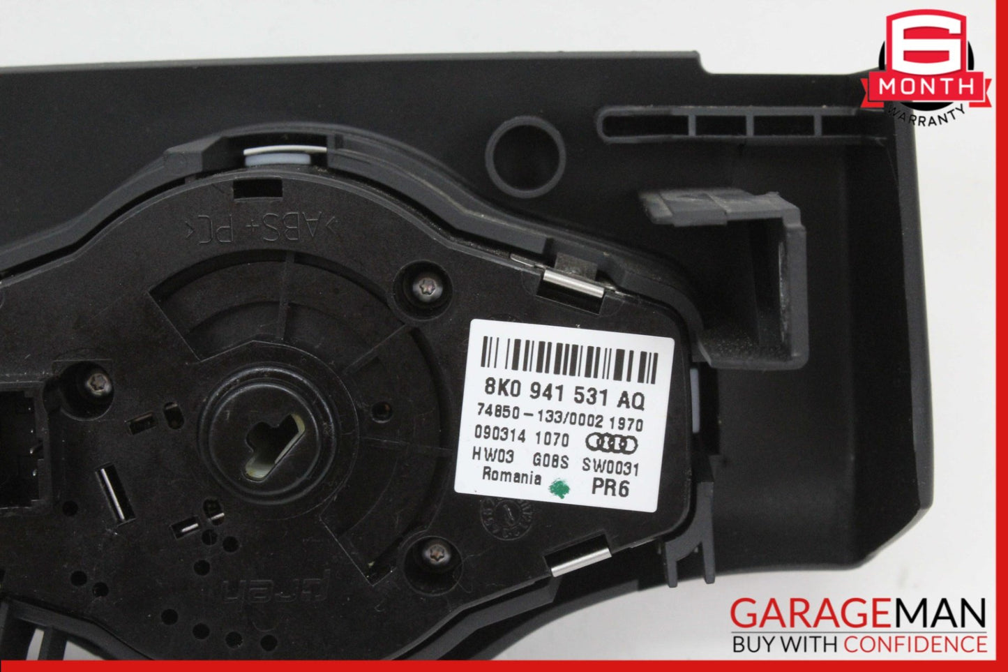 2013-2016 Audi RS5 8T Convertible Headlight Switch Control 8K0941531AQ Genuine