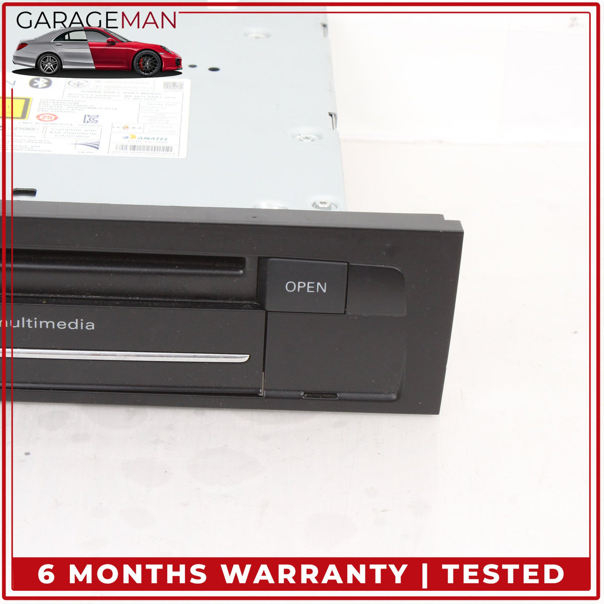 2013-2015 Audi Q7 AM/FM CD Player Audio Radio Receiver Harman Becker OEM