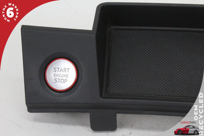 2018-2025 Audi SQ5 Front Center Storage Tray Box Cover w/ Start Button OEM